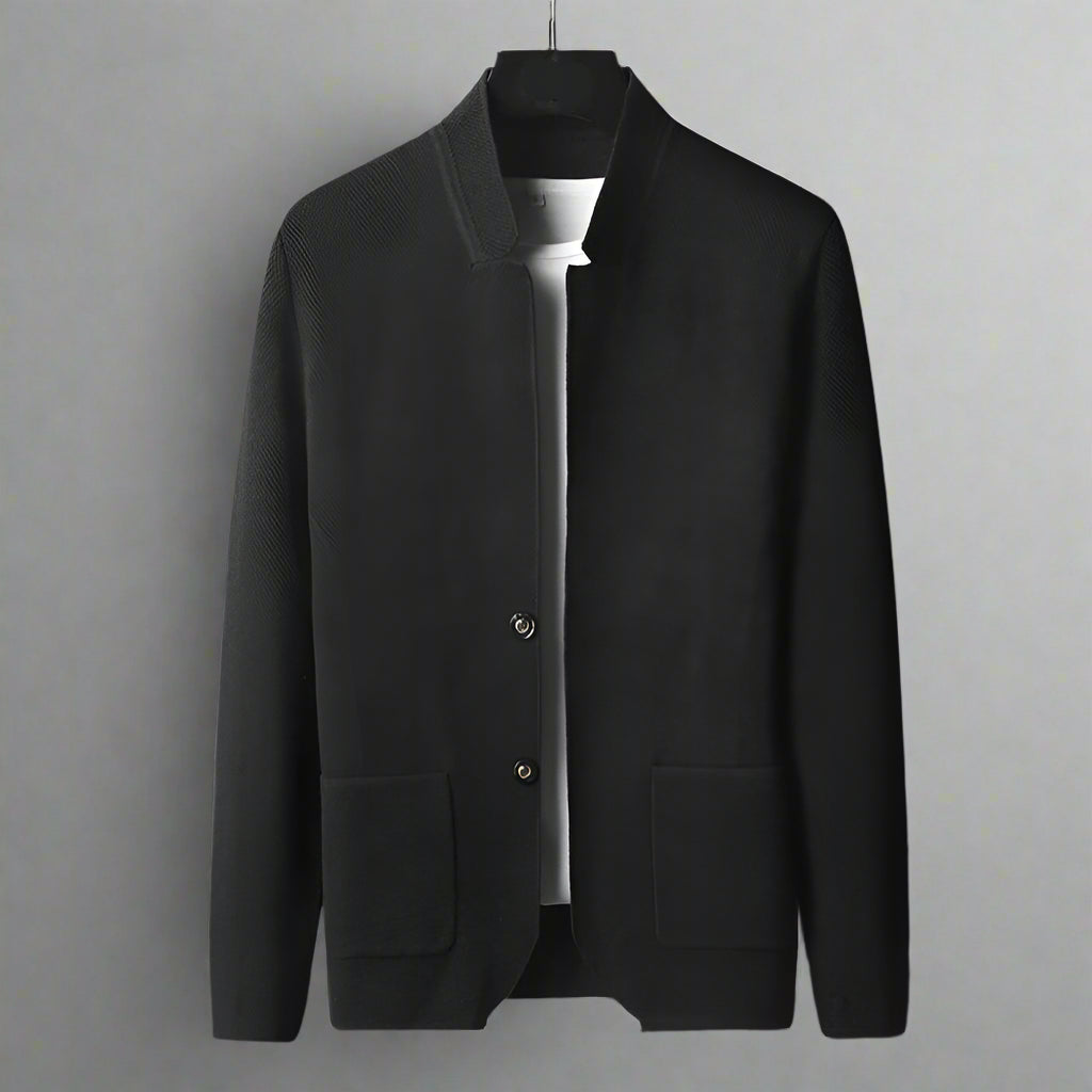 Nandor - Knitted Cardigan With Front Pocket