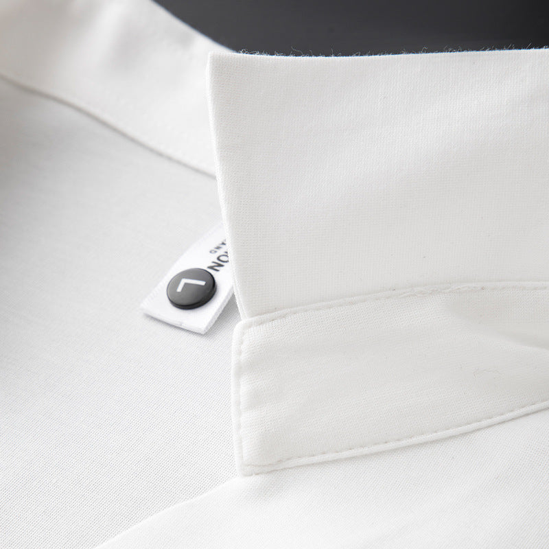 Jeorge - Elegant Cotton And Silk Polo Shirt