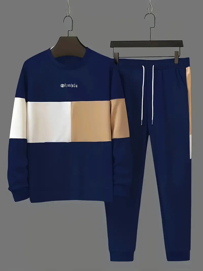 Brigham - Colorblock Round Neck Tracksuit