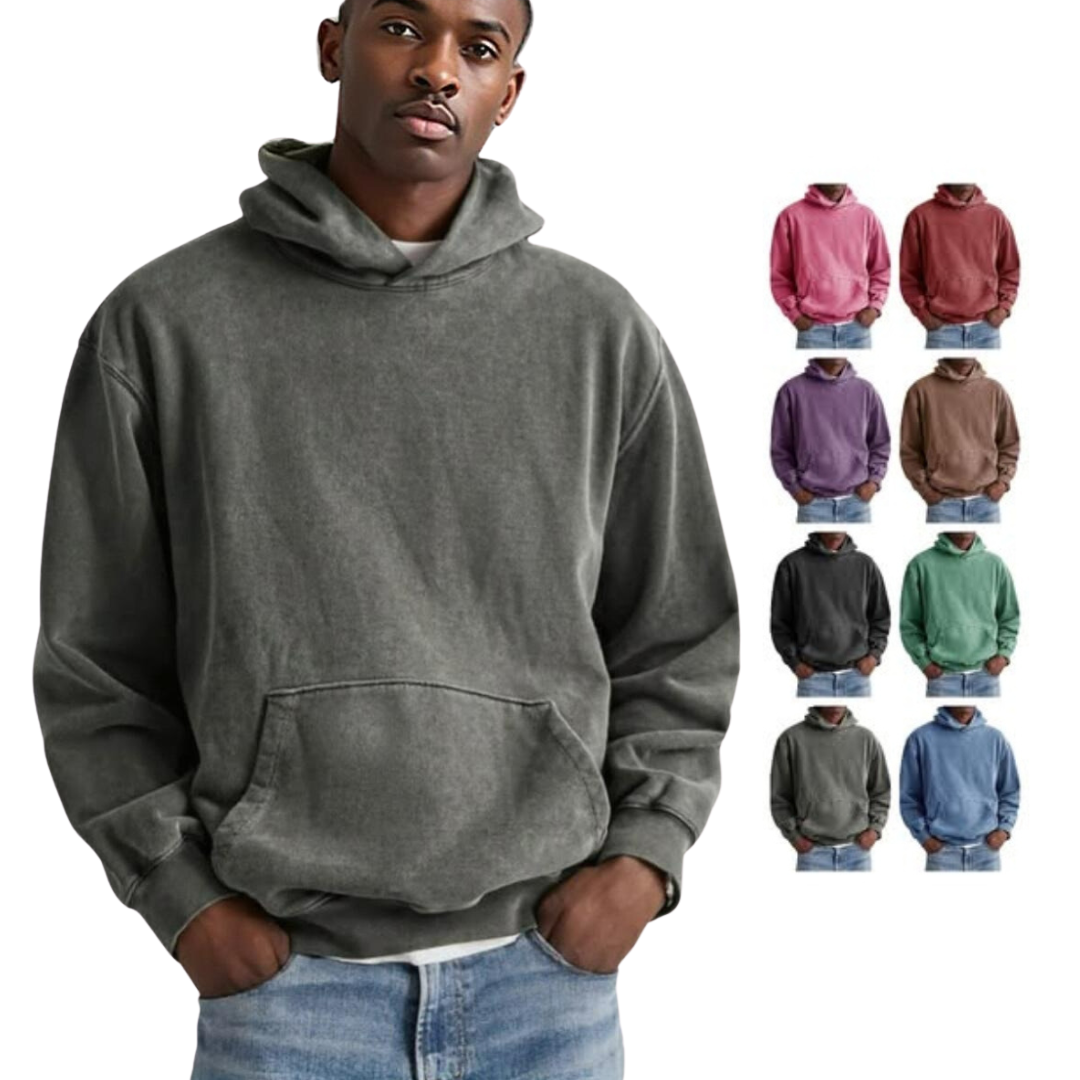 Viktore - Casual Long Sleeve Cotton Hoodie