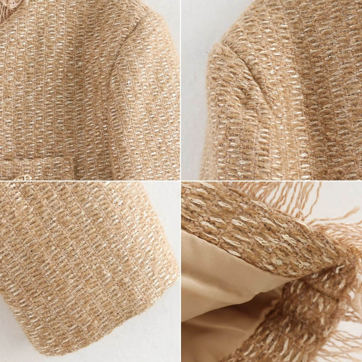 Graciana - Stylish Tweed Jacket