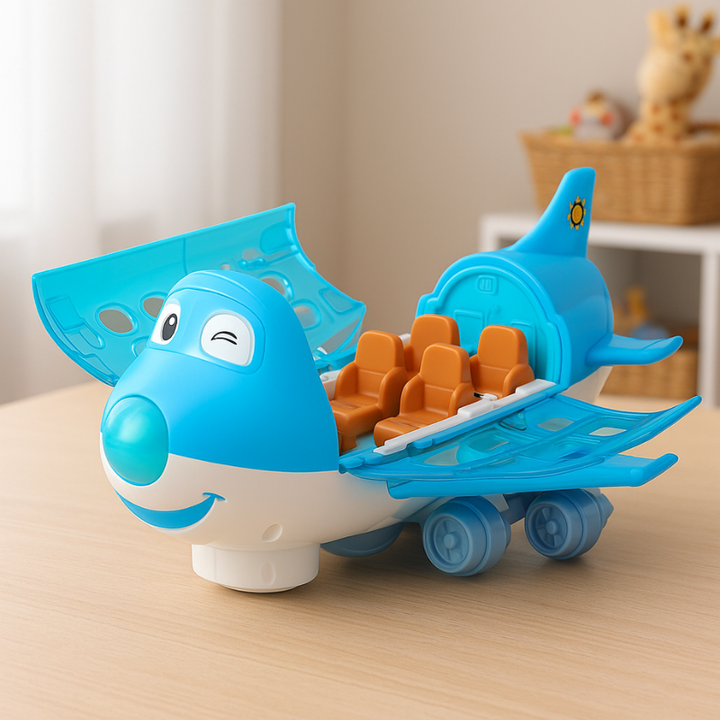 MusicJet - Electric Airplane with Lights, Music & Obstacle Avoidance