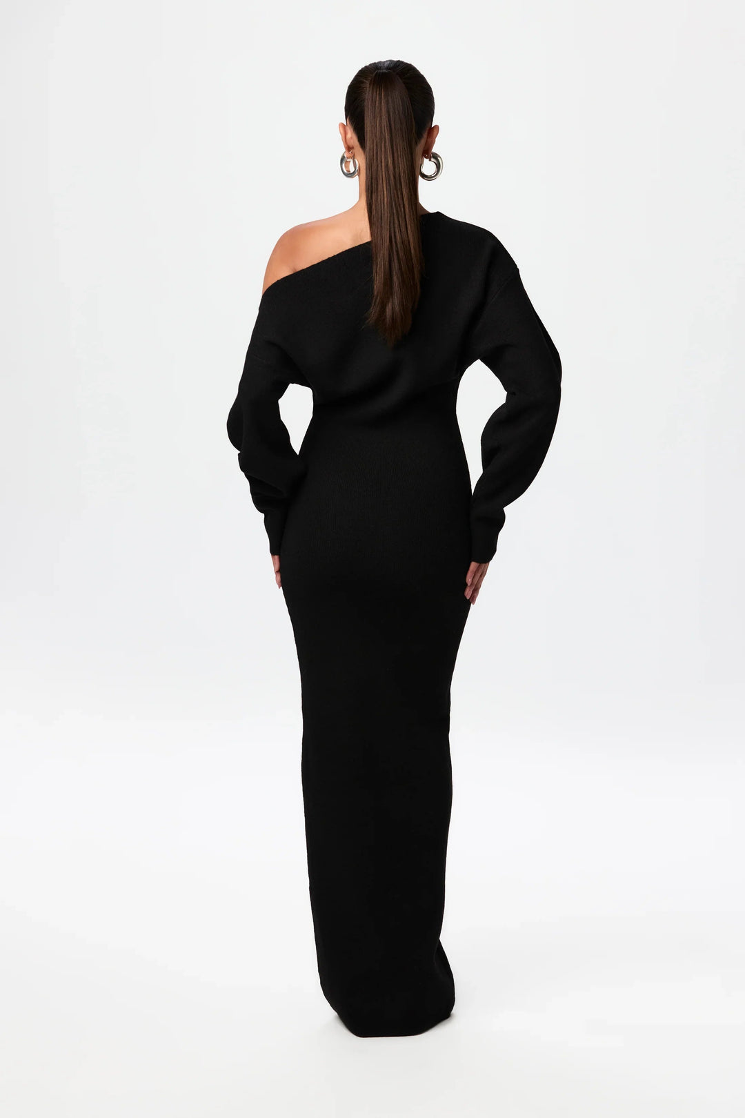 Trina - Off Shoulder Sweater Dress