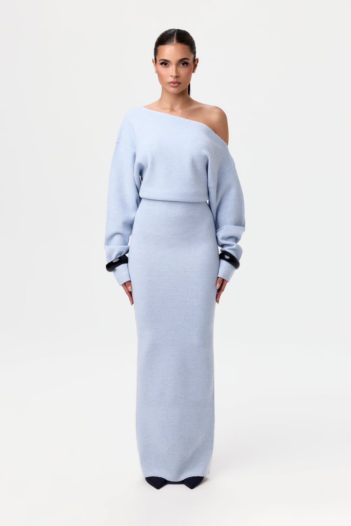 Trina - Off Shoulder Sweater Dress