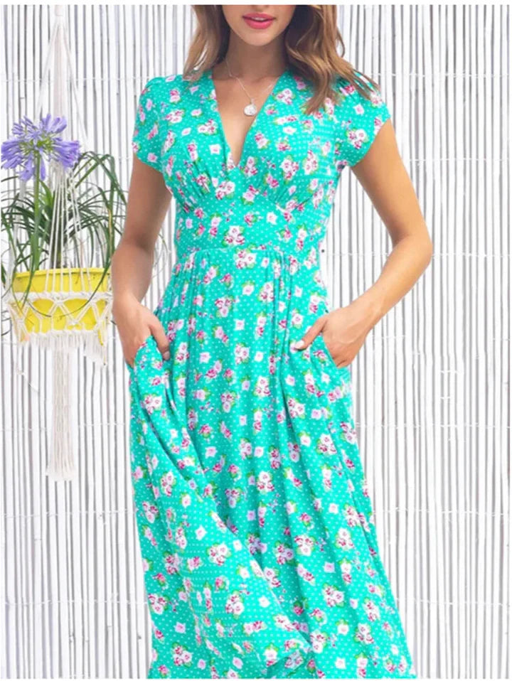 Zervou - Lightweight Midi Dress With Pockets