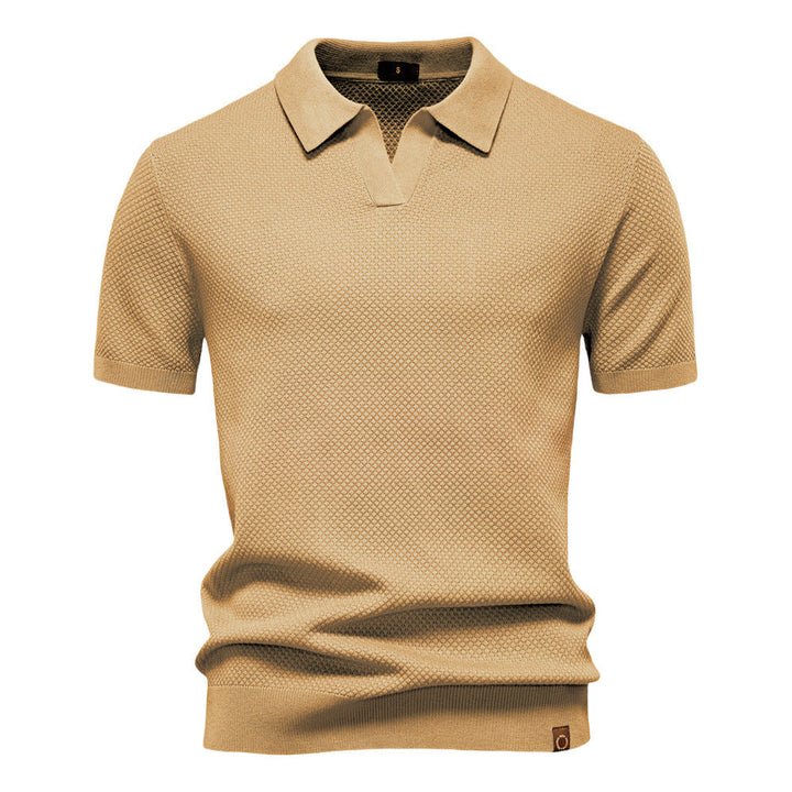 Trevor - Breathable Short Sleeve Polo Shirt