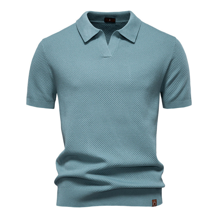 Trevor - Breathable Short Sleeve Polo Shirt