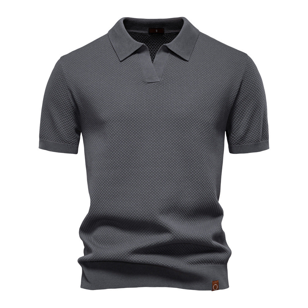Kostas - Elegant Short Sleeve Polo Shirt