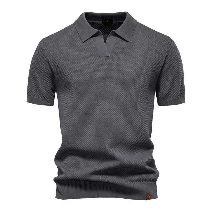 Trevor - Breathable Short Sleeve Polo Shirt