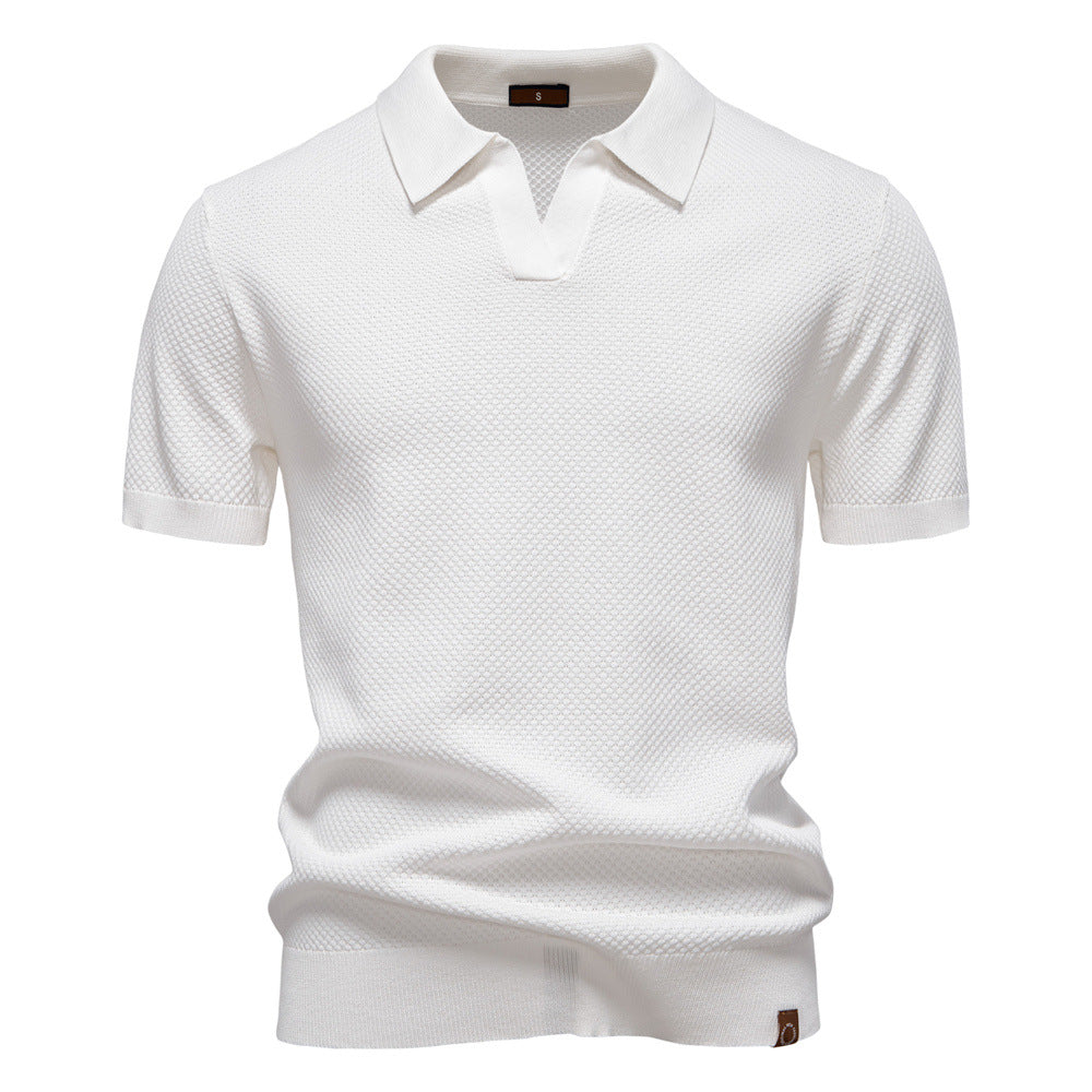 Trevor - Breathable Short Sleeve Polo Shirt