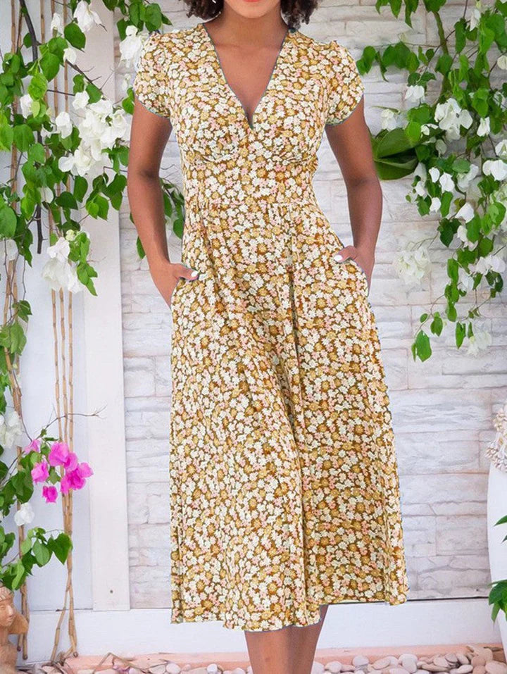 Zervou - Lightweight Midi Dress With Pockets