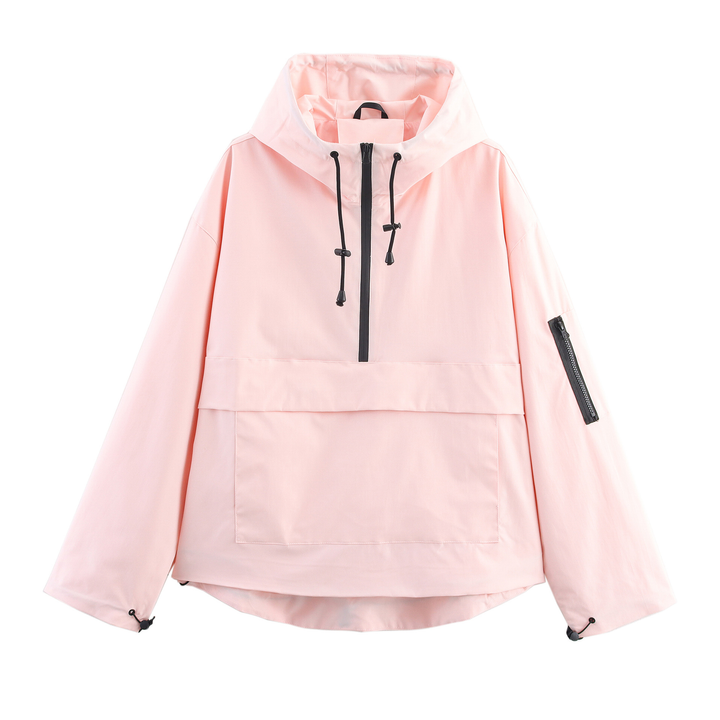 Nareeda - Hooded Windbreaker Jacket