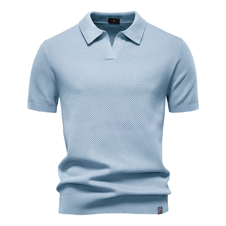 Trevor - Breathable Short Sleeve Polo Shirt