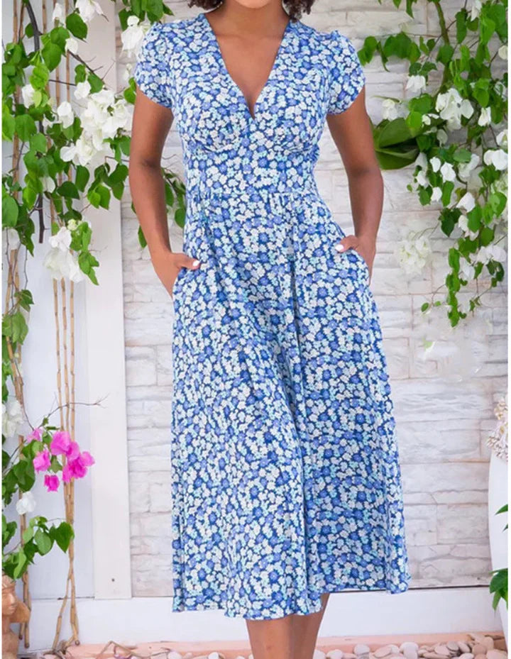 Zervou - Lightweight Midi Dress With Pockets