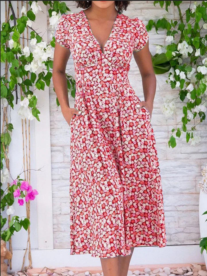 Zervou - Lightweight Midi Dress With Pockets