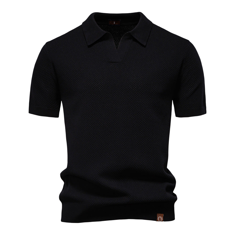 Trevor - Breathable Short Sleeve Polo Shirt