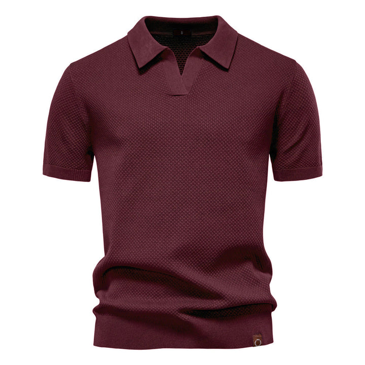Trevor - Breathable Short Sleeve Polo Shirt
