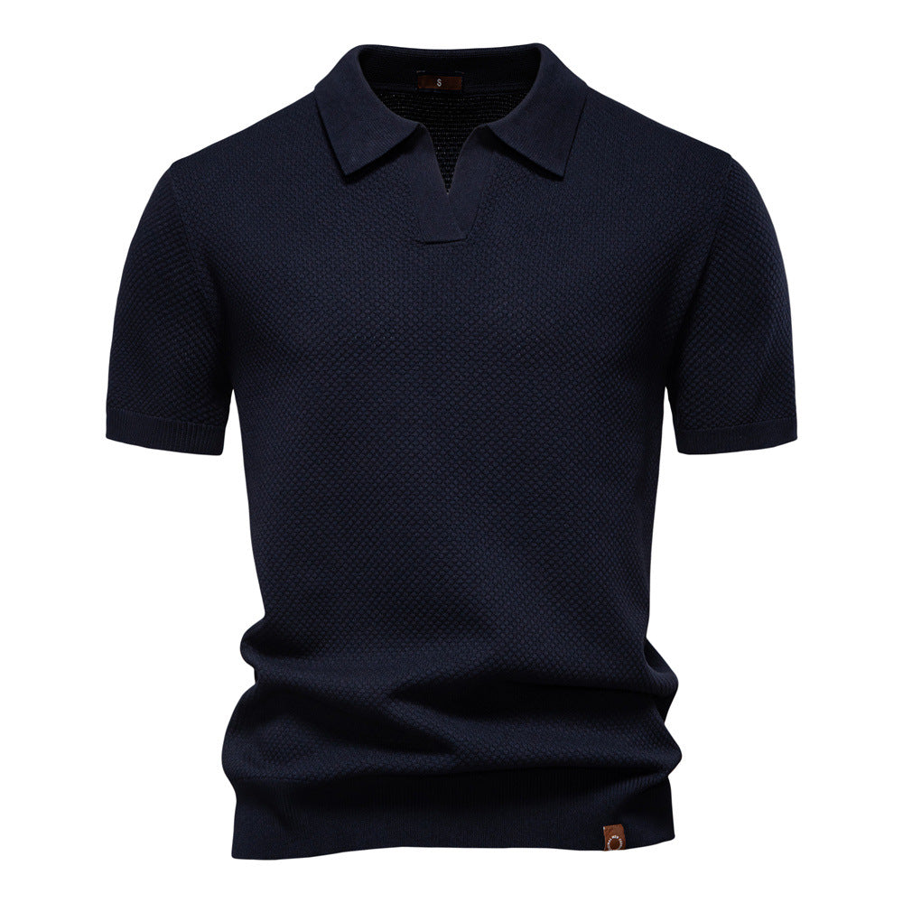 Trevor - Breathable Short Sleeve Polo Shirt