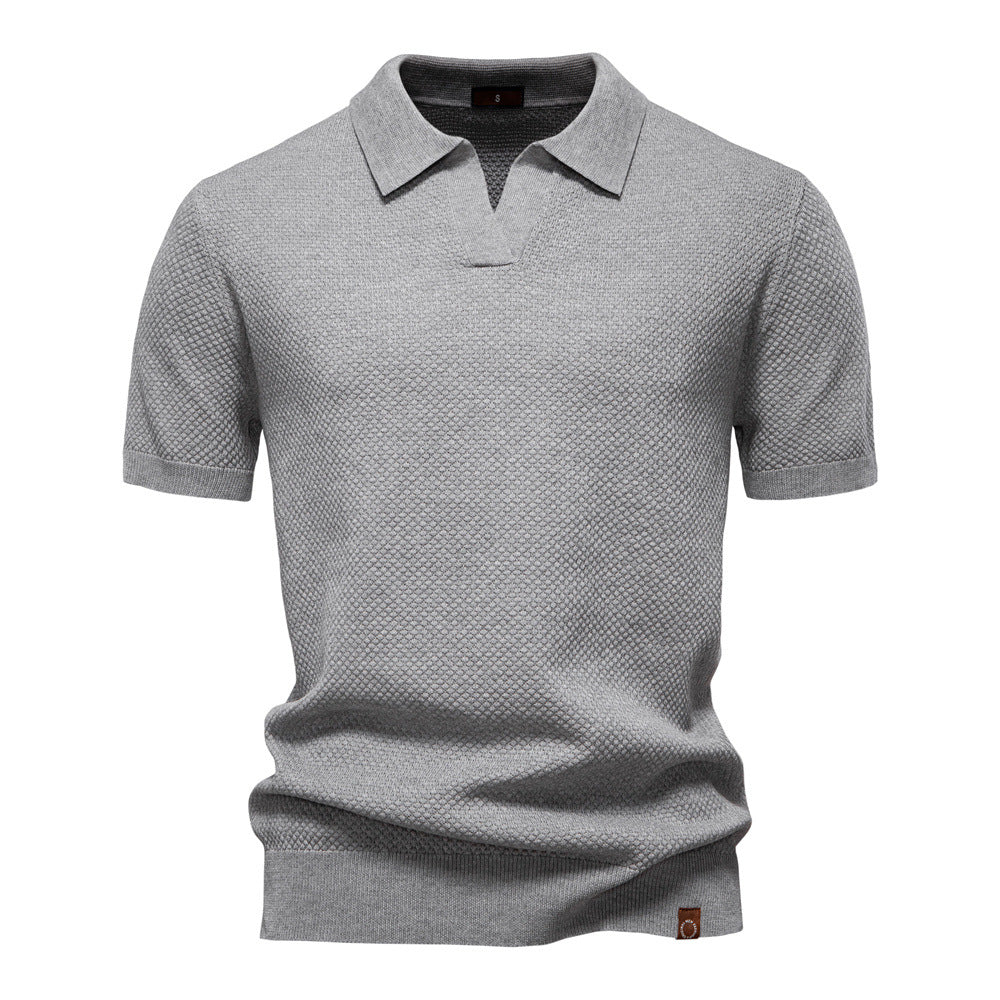 Kostas - Elegant Short Sleeve Polo Shirt