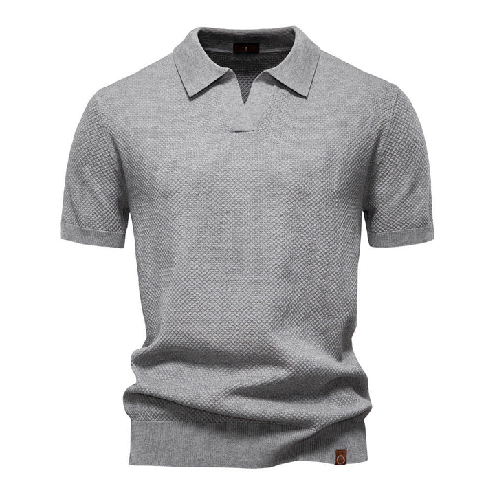 Trevor - Breathable Short Sleeve Polo Shirt