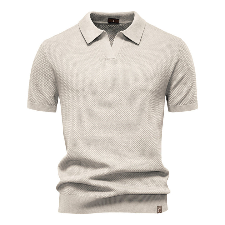 Trevor - Breathable Short Sleeve Polo Shirt