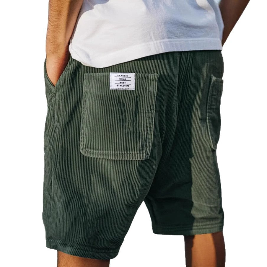 Marsel - Stylish Corduroy Shorts