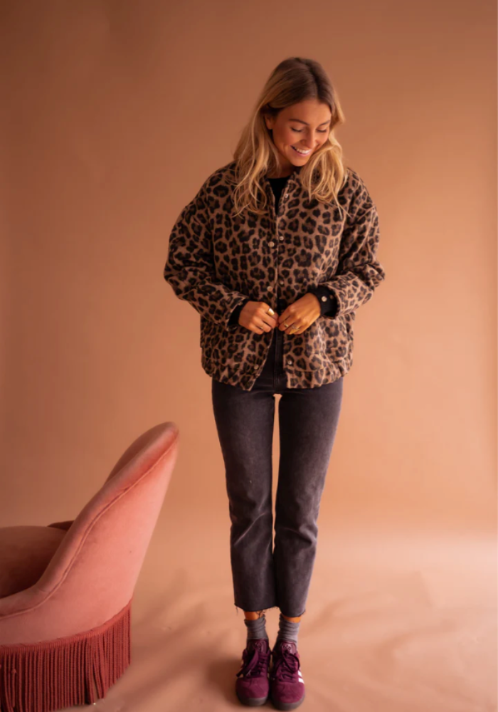 Leoona - Leopard Bomber Jacket