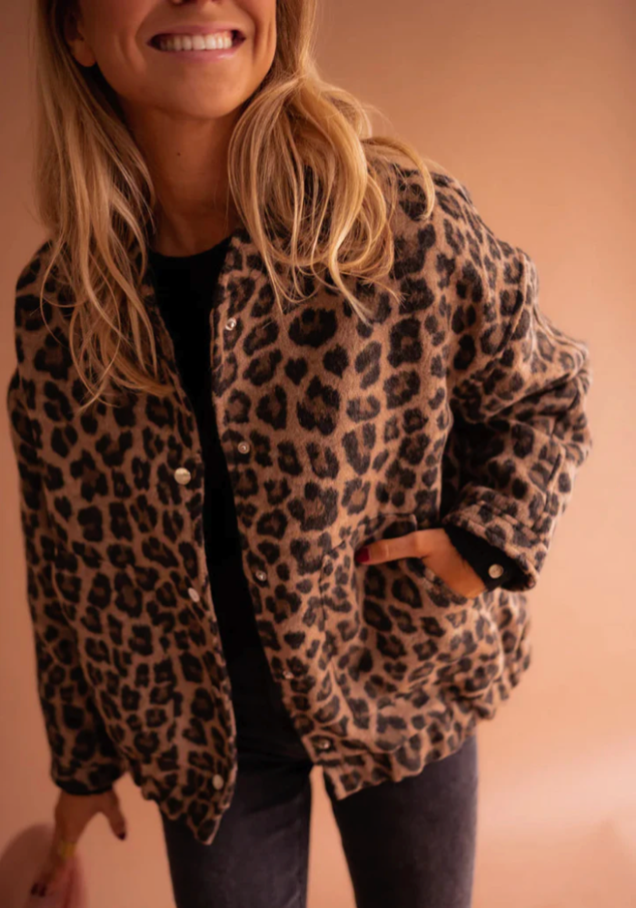 Leoona - Leopard Bomber Jacket