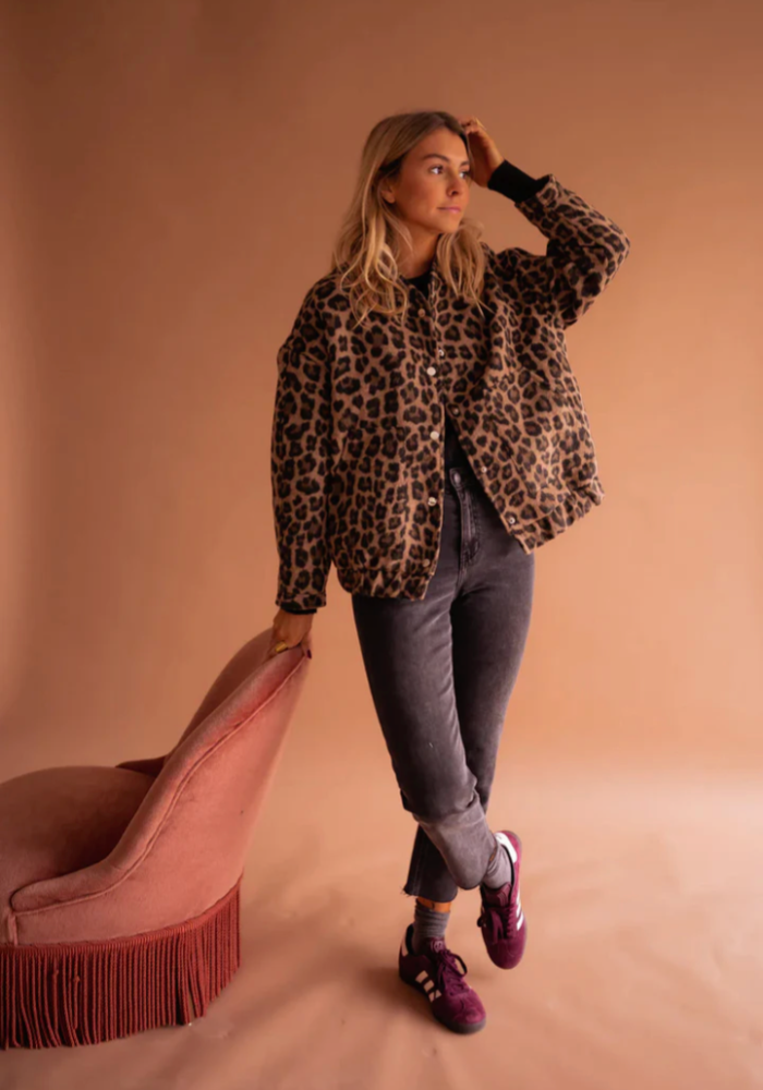 Leoona - Leopard Bomber Jacket