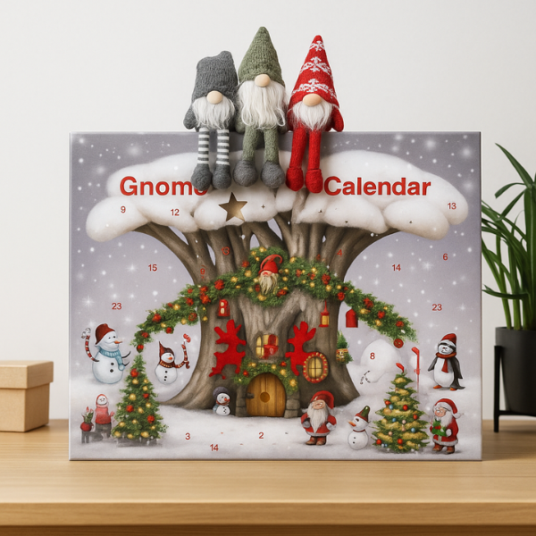 FestiveCharm - Christmas Gnome Advent Calendar