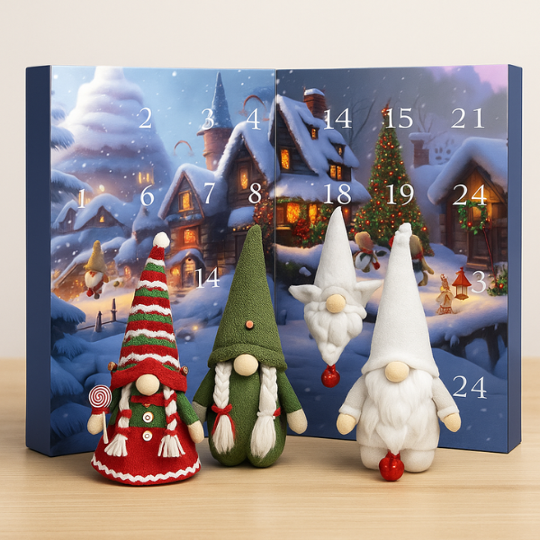 FestiveCharm - Christmas Gnome Advent Calendar