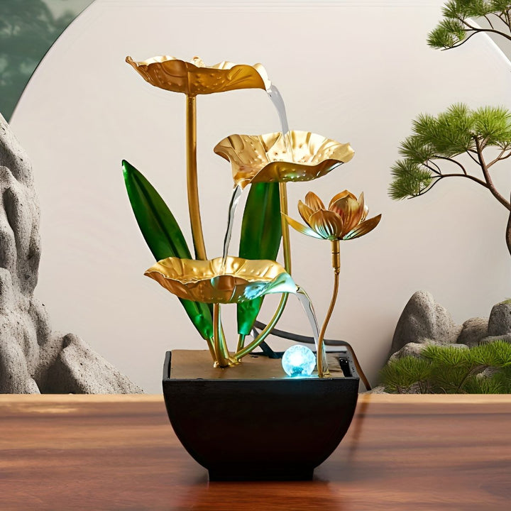 LotusAura - Automatic Indoor Fountain With Humidifier