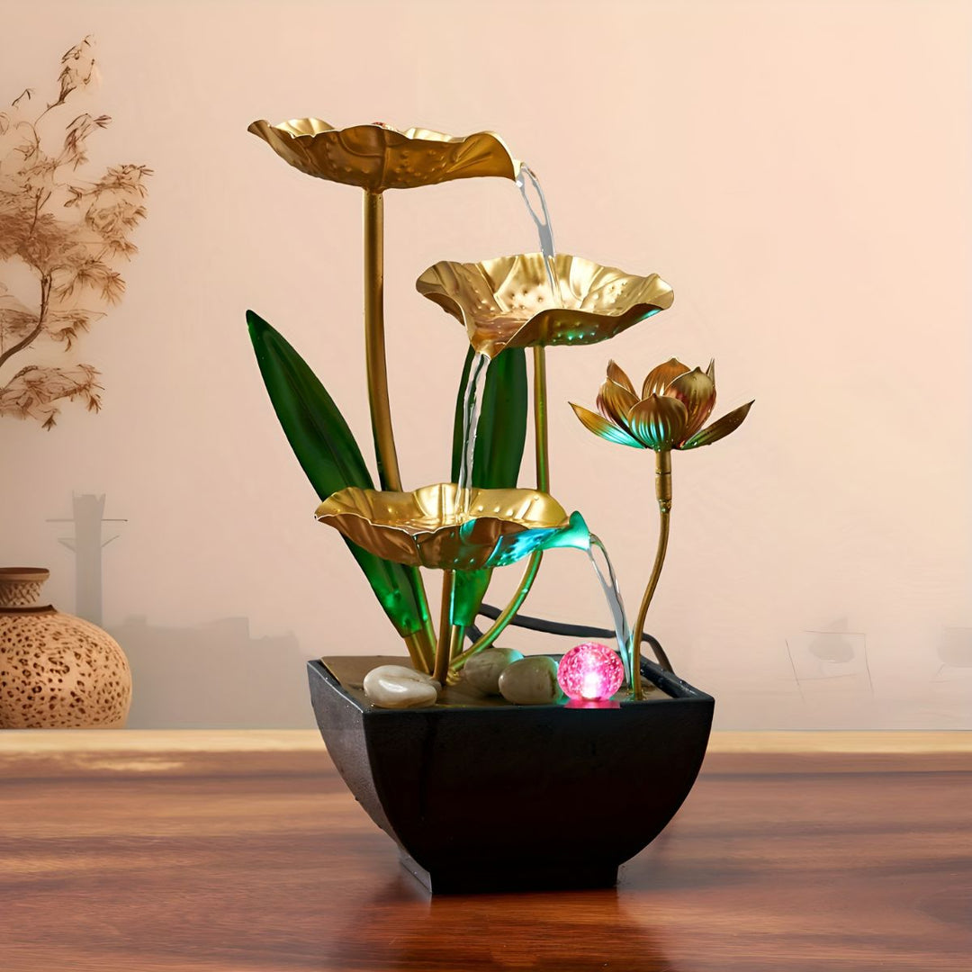 LotusAura - Automatic Indoor Fountain With Humidifier