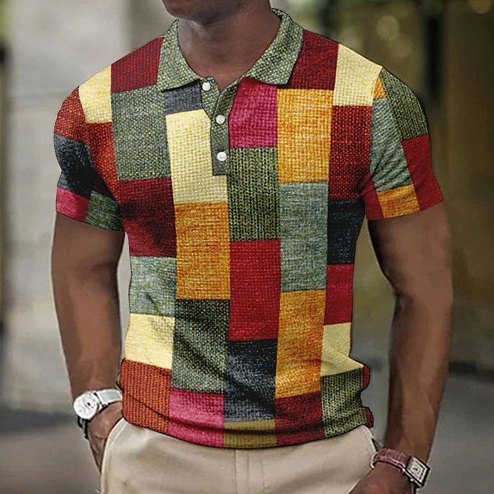 Gasan - Multicolor Polo Short Sleeve Shirt