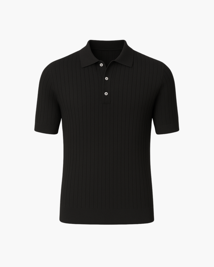 Donte - Short Sleeve Knitted Polo Shirt