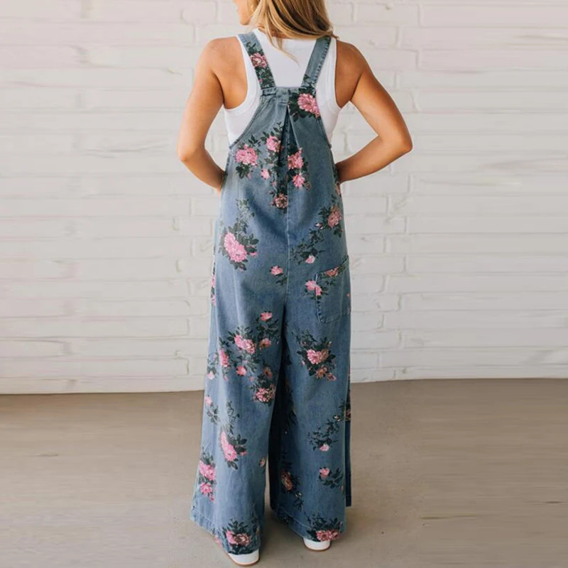 Gracina - Stylish Floral Print Jumpsuit