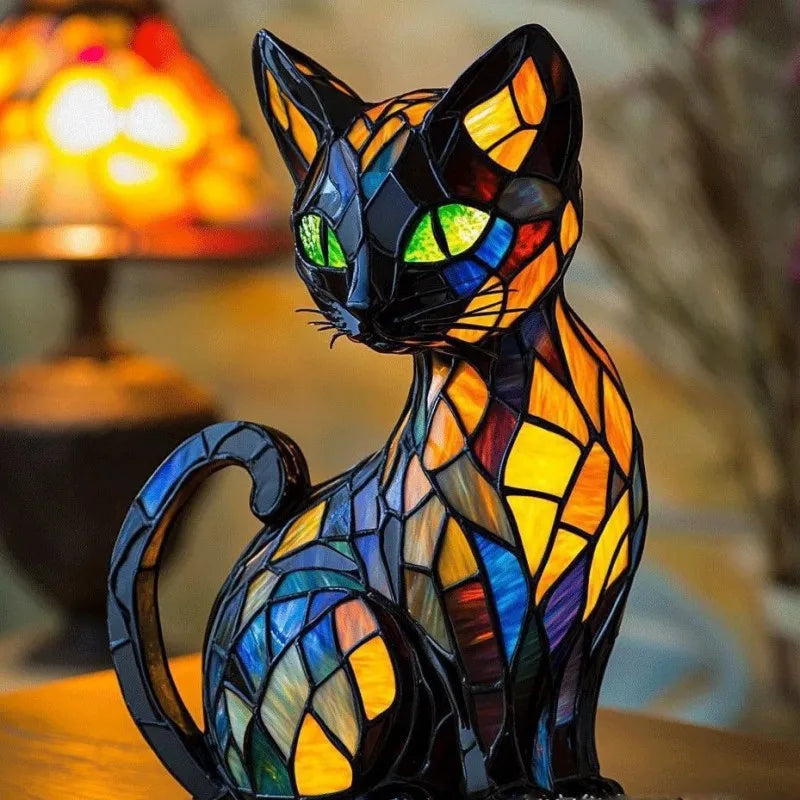 WhiskaGlow - Bright Midnight Cat Lamp