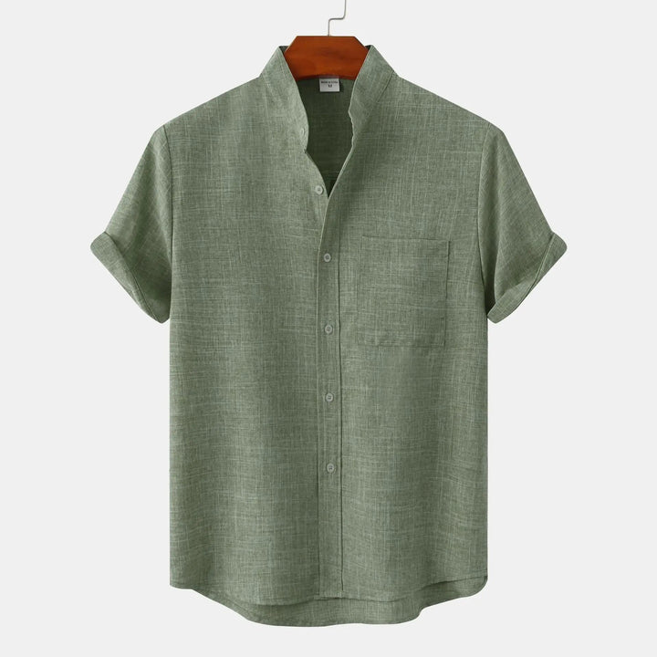 Gerardo - Short Sleeve Linen Shirt