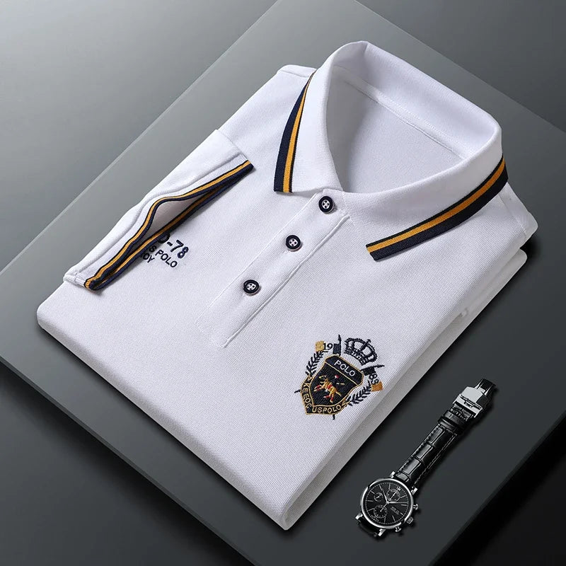 Mariusz - Breathable Short Sleeve Polo Shirt