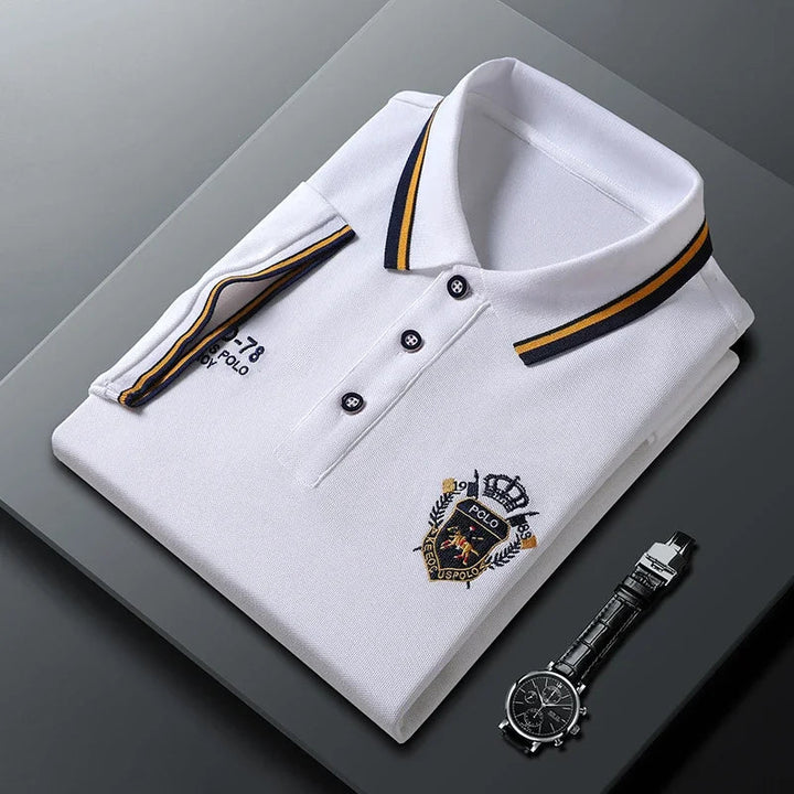 Mariusz - Breathable Short Sleeve Polo Shirt