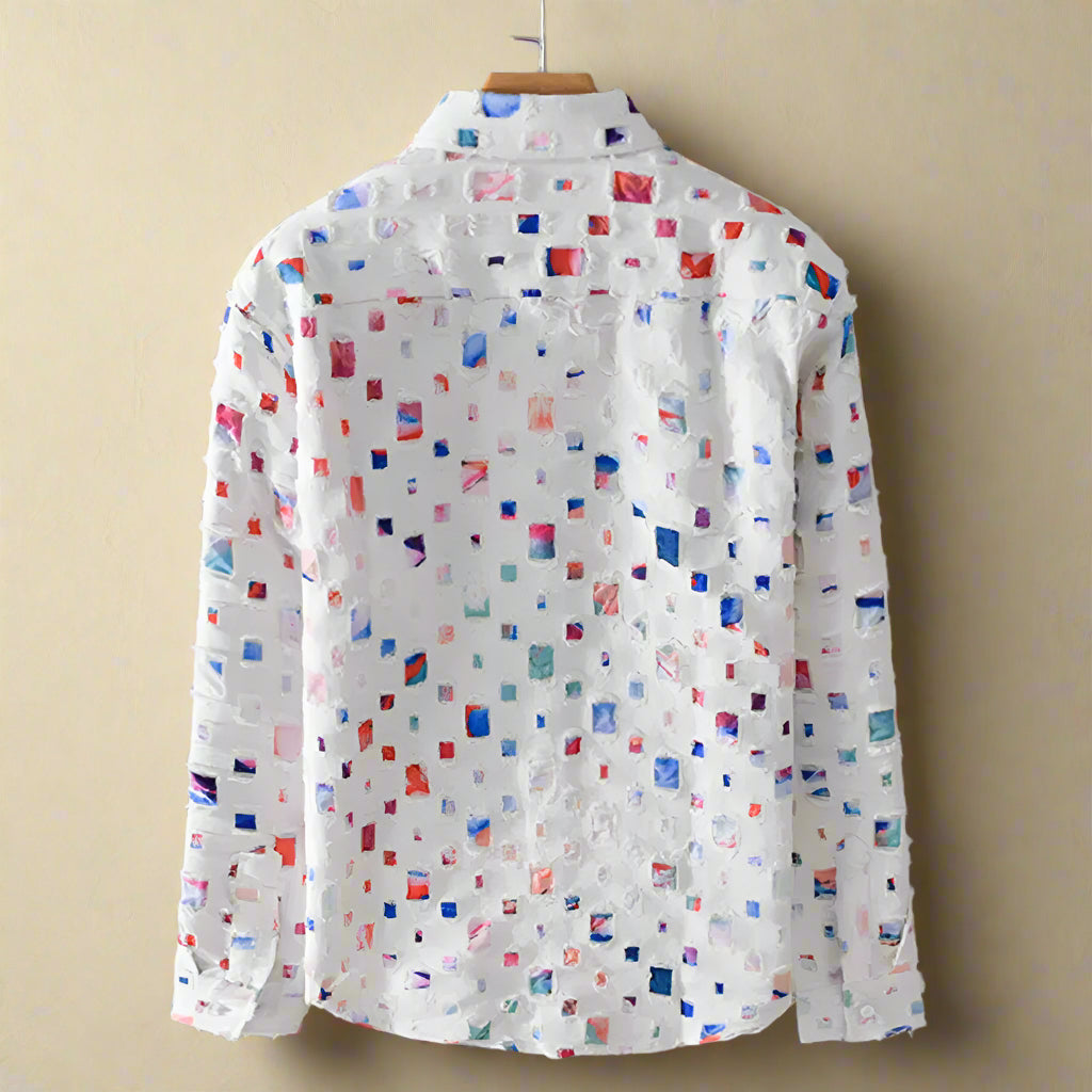 Nazirah - Elegant Mosaic Shirt