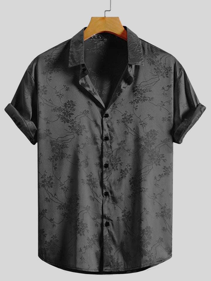 Bogdan - Elegant Short Sleeve Printed Shirt