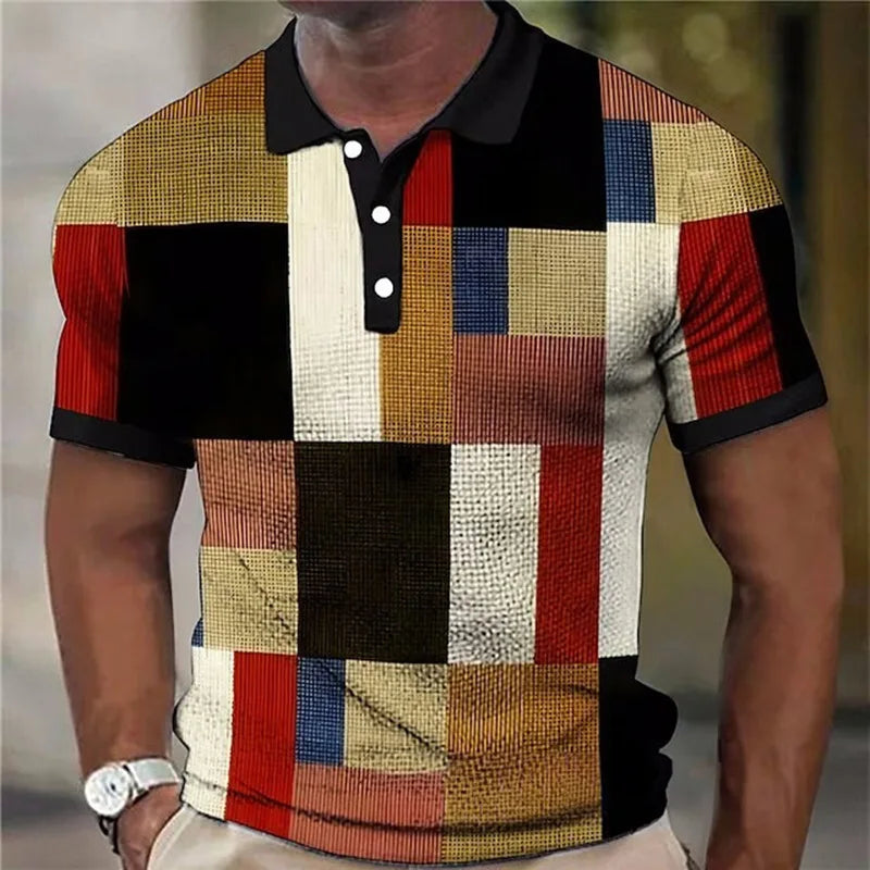 Pollard - Colorful Checked Polo Shirt