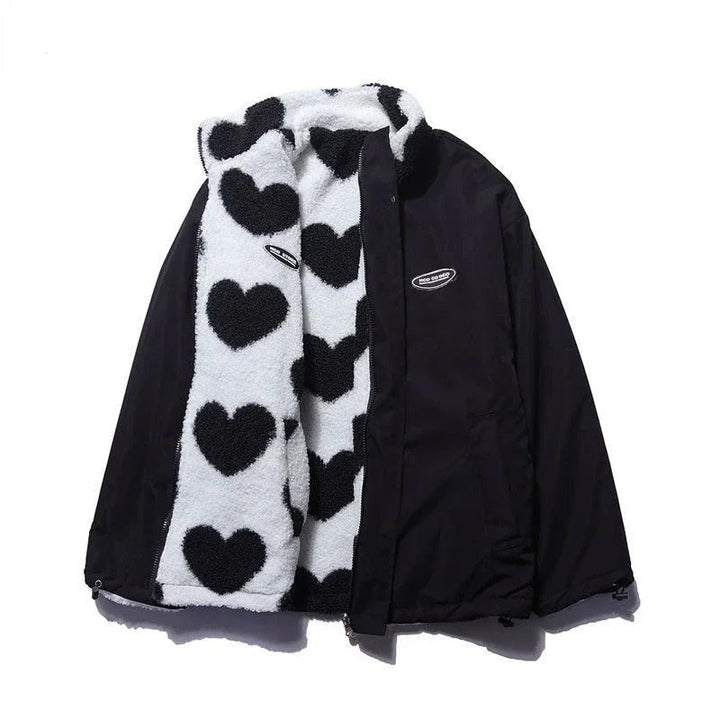 Kanika - Reversible Heart Print Jacket