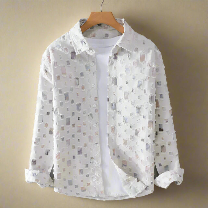 Nazirah - Elegant Mosaic Shirt