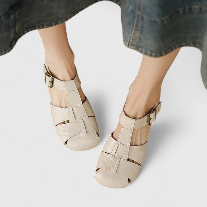 Kathy - Leader Sandal With Buckle Strap