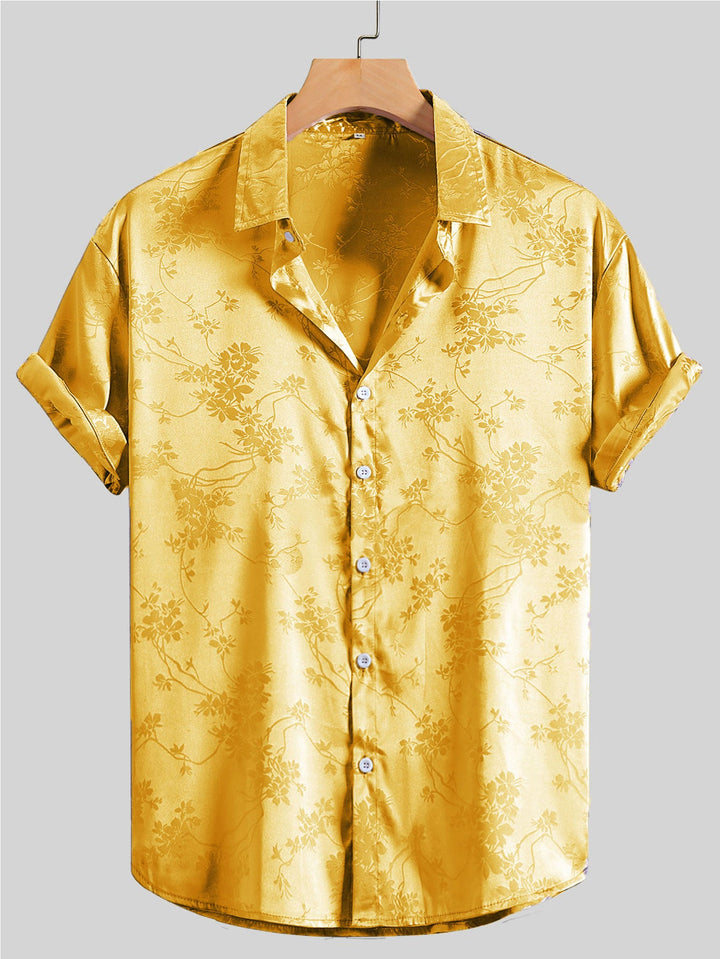 Bogdan - Elegant Short Sleeve Printed Shirt