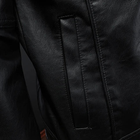 Lulzim - Casual Slim Fit Leather Jacket