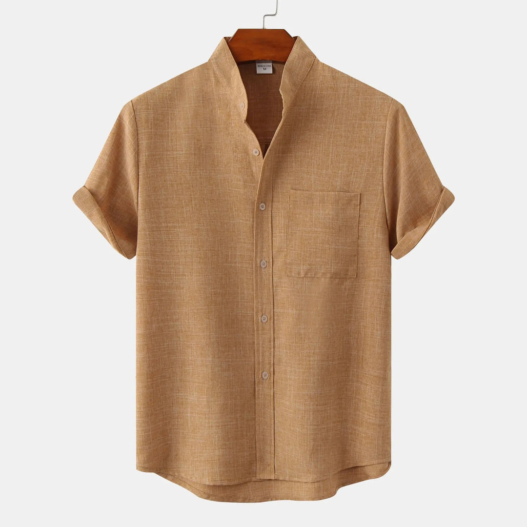 Gerardo - Short Sleeve Linen Shirt