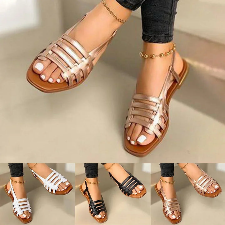 Mindy - Hollow Out Roman Sandals